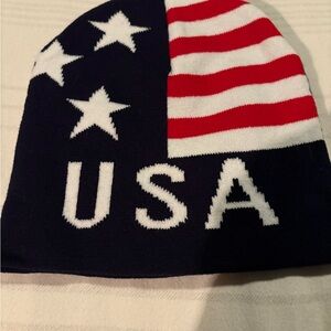 USA Flag Beanie Hat